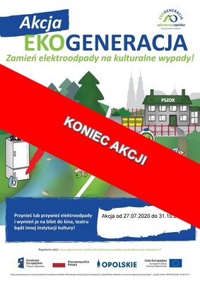 Akcja Wymień elektroodpady na kulturalne wypady zakończona!